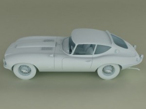 jaguar e type raymond loewy 3D 模型