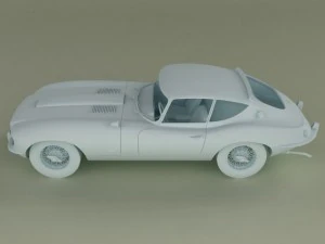 jaguar e type raymond loewy 3D Model