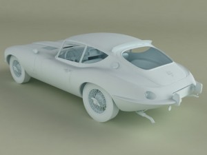 jaguar e type raymond loewy 3D 模型