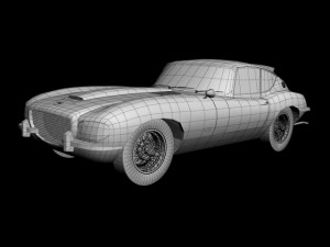 jaguar e type raymond loewy 3D 模型