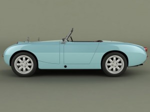 austin healey sprite mk1 3D Model