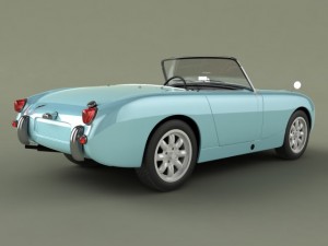 austin healey sprite mk1 3D Model