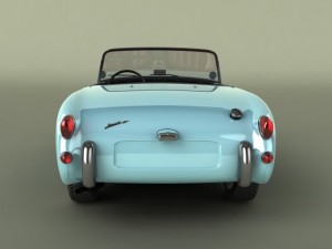 austin healey sprite mk1 3D Model