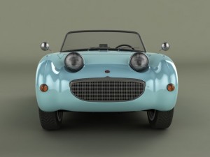 austin healey sprite mk1 3D Model