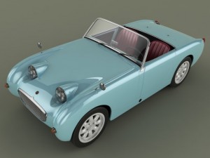 austin healey sprite mk1 3D Model