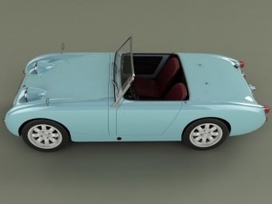 austin healey sprite mk1 3D Model