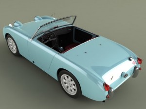 austin healey sprite mk1 3D Model