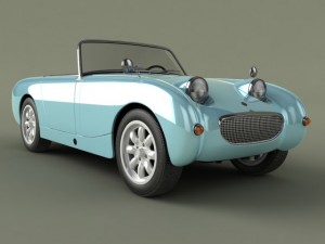 austin healey sprite mk1 3D Model