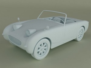 austin healey sprite mk1 3D Model