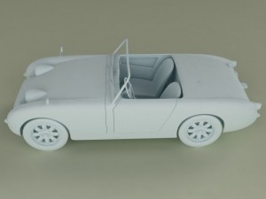 austin healey sprite mk1 3D Model