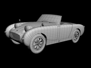 austin healey sprite mk1 3D Model