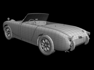 austin healey sprite mk1 3D Model