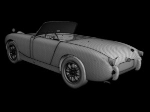 austin healey sprite mk1 3D Model