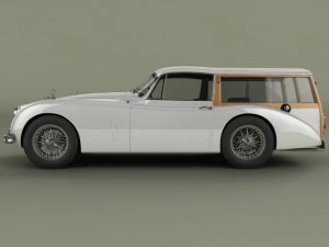 jaguar xk150 foxbat 3D Model