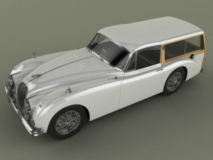 jaguar xk150 foxbat 3Dモデル