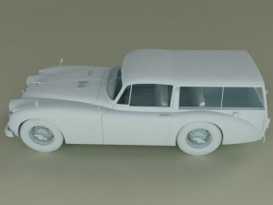 jaguar xk150 foxbat 3Dモデル