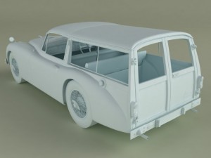 jaguar xk150 foxbat 3Dモデル