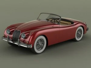 jaguar xk150s 3D Model