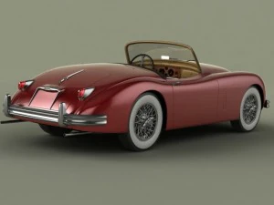 jaguar xk150s 3D Model