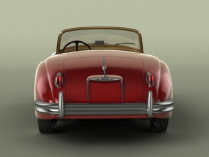 jaguar xk150s 3D Модель