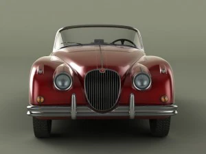 jaguar xk150s 3D Model