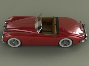 jaguar xk150s 3D Модель