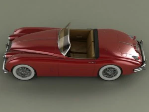 jaguar xk150s 3D Model