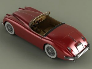 jaguar xk150s 3D Model