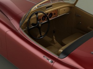 jaguar xk150s 3D Модель