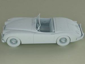 jaguar xk150s 3D Модель