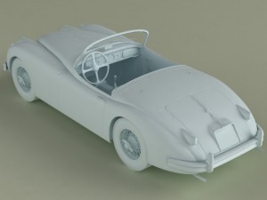 jaguar xk150s 3D Модель