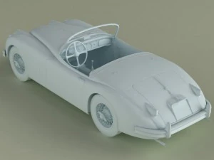 jaguar xk150s 3D Model