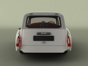 jaguar xk150  tow car 3Dモデル
