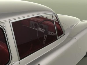 jaguar xk150  tow car 3D Model