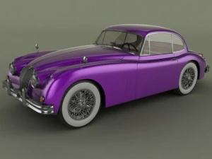 jaguar xk150 coupé Modèle 3D