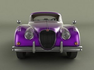 jaguar xk150 coupe 3Dモデル