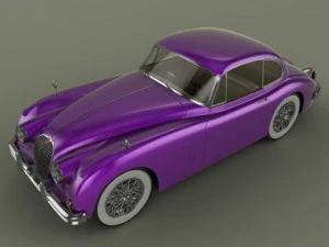 jaguar xk150 coupe 3D Model