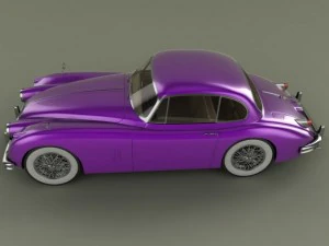 jaguar xk150 coupe 3D Model