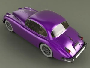 jaguar xk150 coupe 3D Model