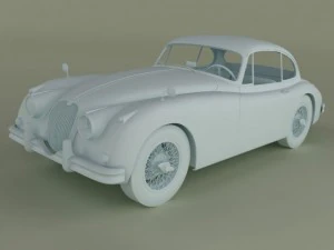jaguar xk150 coupe 3D Model