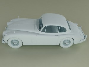 jaguar xk150 coupe 3Dモデル