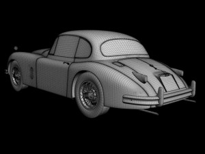 jaguar xk150 coupe 3Dモデル