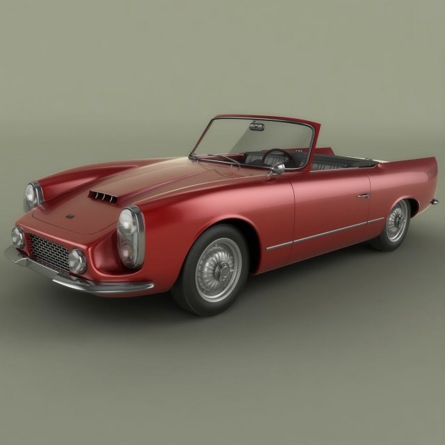 rene bonnet le mans 3D 模型 .c4d .max .obj .3ds .fbx .stl .blend 