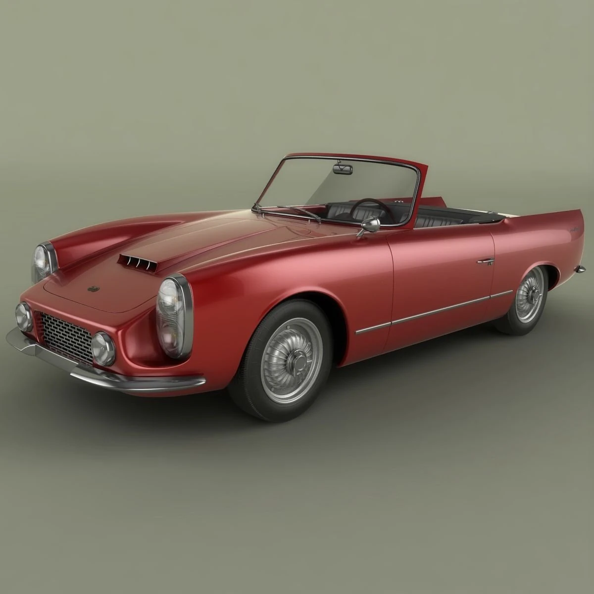 rene bonnet le mans 3D Model .c4d .max .obj .3ds .fbx .stl .blend
