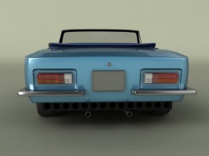 tvr trident convertible 3Dモデル