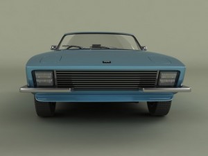 tvr trident convertible 3Dモデル