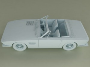 tvr trident convertible 3Dモデル