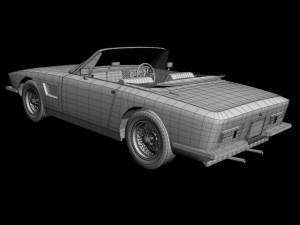 tvr trident convertible 3Dモデル