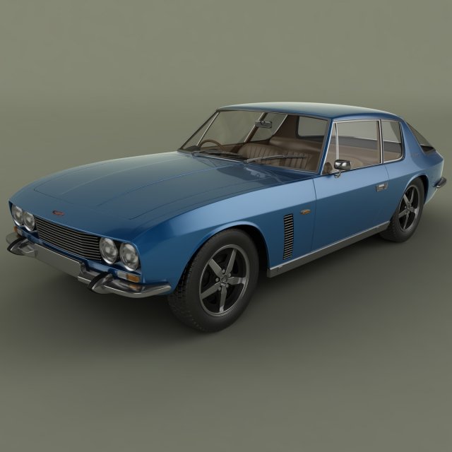 jensen interceptor 3D Модель .c4d .max .obj .3ds .fbx .stl .blend 