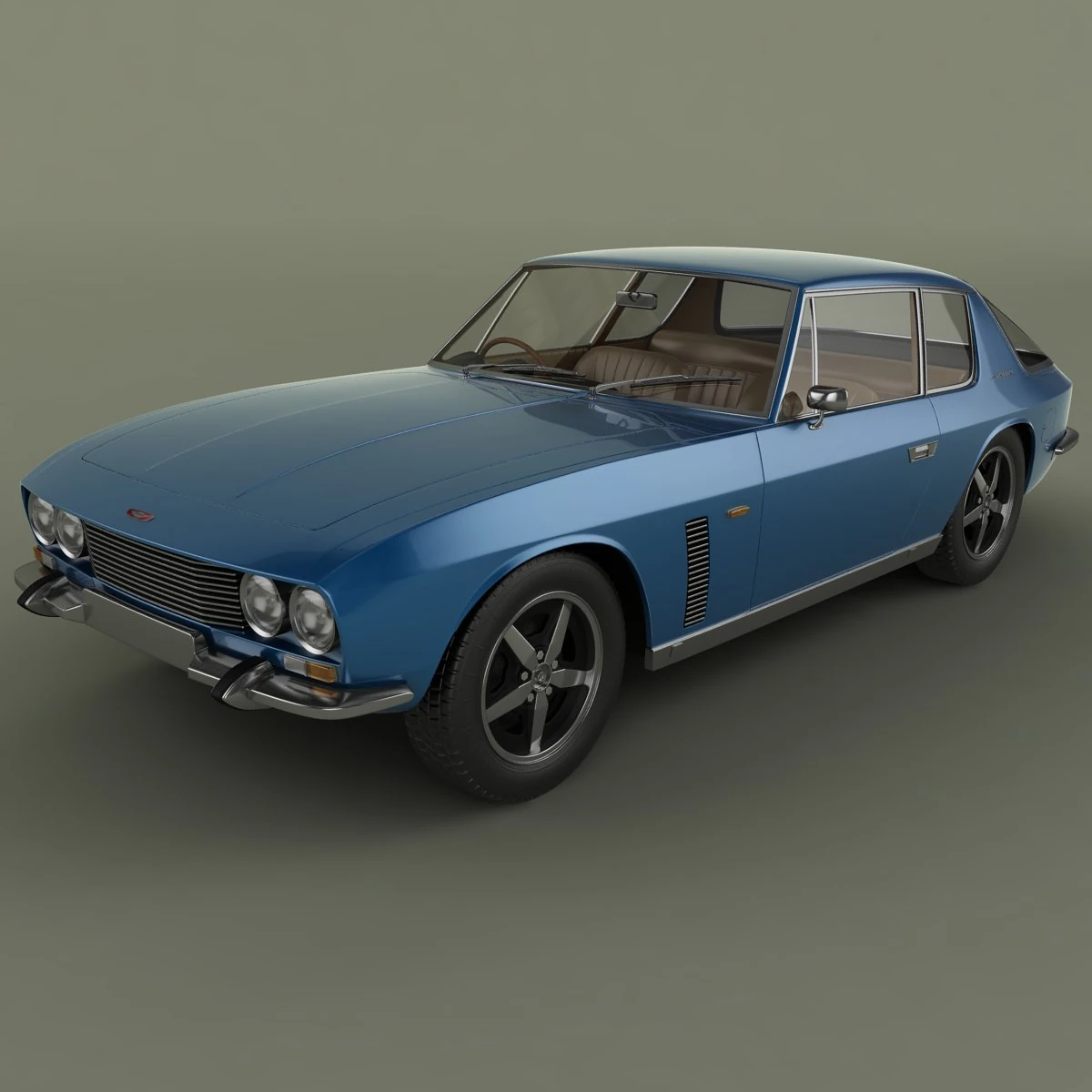jensen interceptor 3D Model .c4d .max .obj .3ds .fbx .stl .blend 